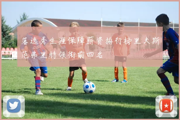 落选秀生涯保障薪资排行榜里夫斯范弗里特领衔前四名
